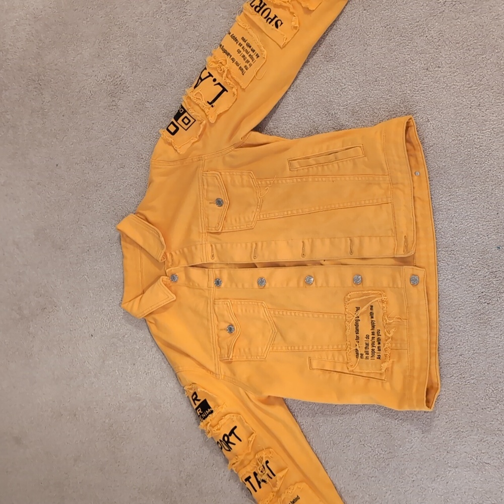 Yellow Denim Jacket